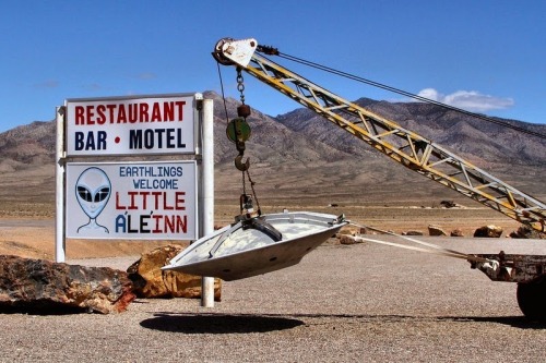 rrrick:The Extraterrestrial Highway, NevadaIsn’t “fresh jerky” an oxymoron? Like, the making of a je