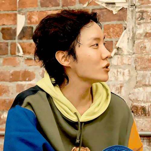 Bare Face And Wild, Fluffy Hair Hobi Is Something Else 
