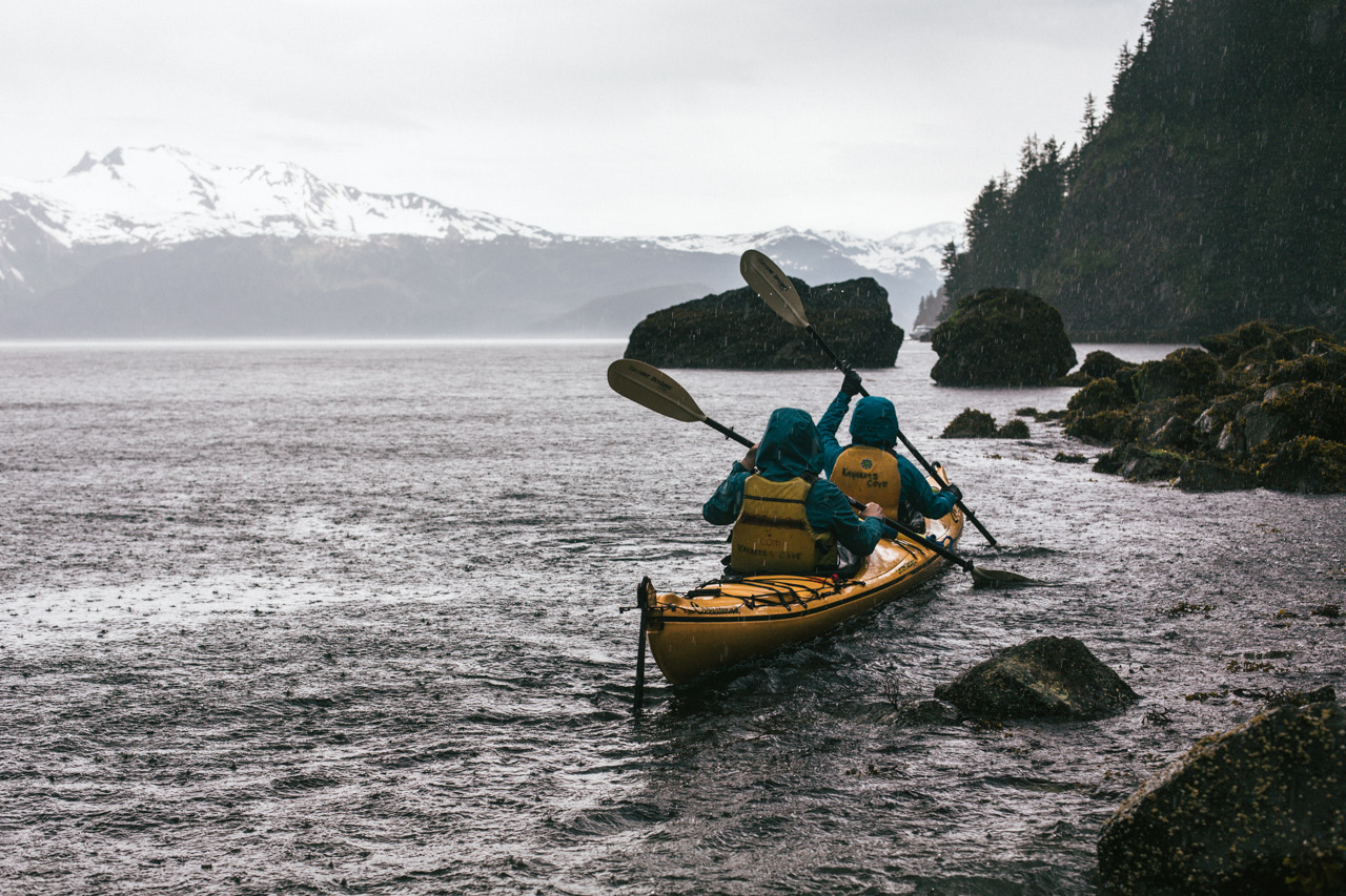 beyondcrowds:  Only happy when it rains Kayaker’s Cove, Alaska 