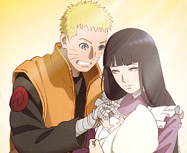 lady-nounoum:  NaruHina + Family portraitsThrough the years ...♥