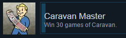 spacetwinks:  more people have healed over 10,000 points of health using only food than have played this many games of caravan 