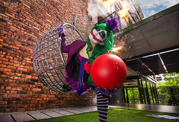 geekygeekweek:  &lsquo;Geeks-R-Sexy&rsquo; of the day! Female Joker Cosplay