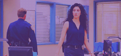iwillbestronger: “I’m dating a woman. I’m bi.” And just like that, our beautiful Rosa Diaz is canonically bisexual!    💖  💜💙   