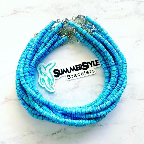 It’s been a hot minute, but Mermaid Lagoon chokers are back in stock! ‍♀️ www.summerstylebracelets.e