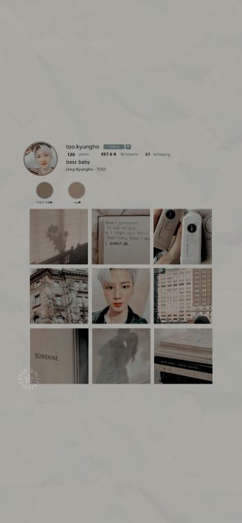 TOO - Kyungho (Instagram edit)Reblog if you save/use please!!Open them to get a full hd lockscreendo