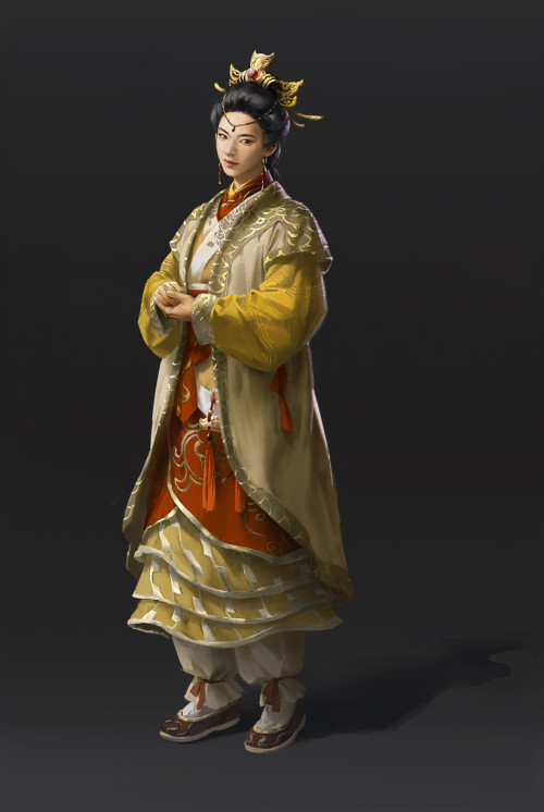  Total War Three Kingdoms DLC(A World Betrayed)-Character designLulu Zhang https://www.artstation.
