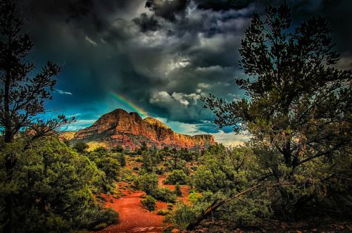 Passing storm in Oak Creek Canyon by j/bimages on Flickr.