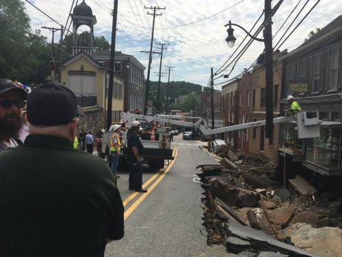 As some of you know, last night’s rain created flooding that devastated Old Ellicott City in Howard 