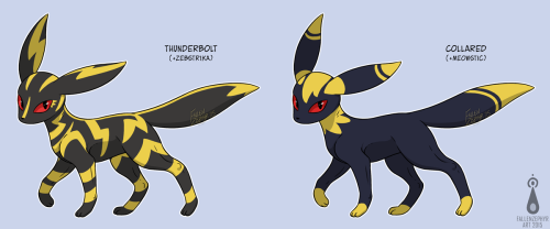 fallenzephyrart: Some slightly different Pokemon variations! Rather than having wildly differing an