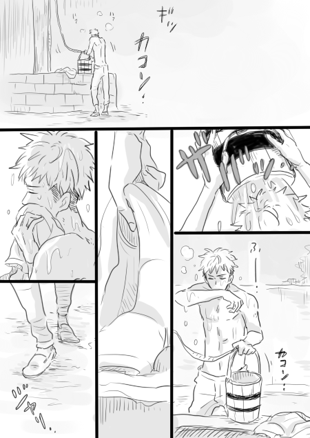 sekinosemimaru:  http://www.pixiv.net/member_illust.php?mode=medium&illust_id=37264122 Part One | Part Two | Part Three  ALBAHARU READ THIS SHIT IT’S SO AMAZING, PART TWO AND THREE TOO  ostia puta D:
