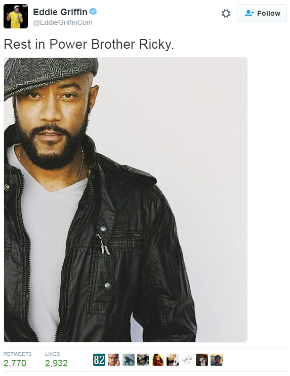 swagintherain:     Ricky Harris - American actor, producer and comedian died at