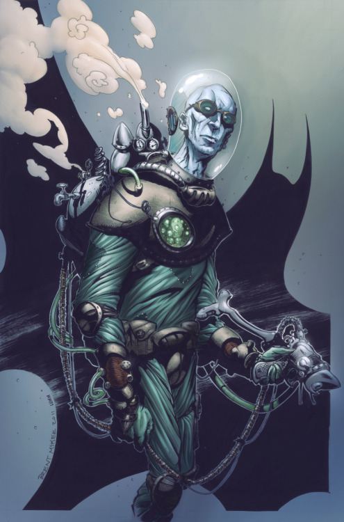 comicsforever:  Mr. Freeze // artwork by Brent Mckee and Lummage (2013) 