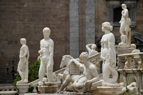 Palerme . Piazza Pretoria da eric nouaille