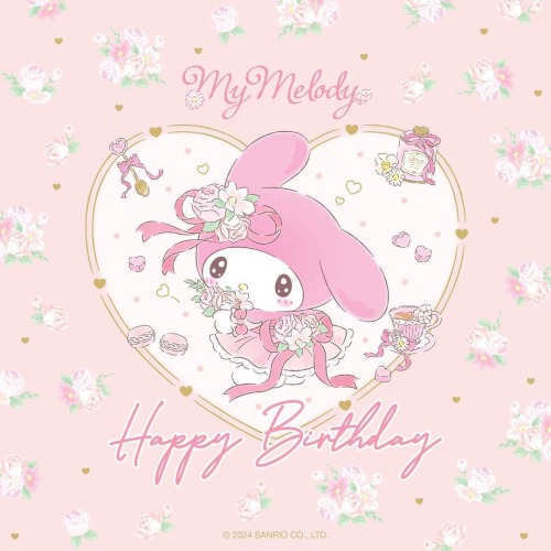 Happy Birthday My Melody. 🎀 Icon/wallpaper 