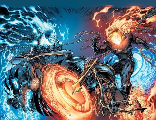 Ghost rider motorcycle