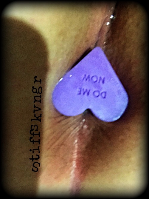 stiffskvngr:  The naughty Mrs sent these to me while I was at work today I think she’s trying to tell me something 😃😃😃 The Mr