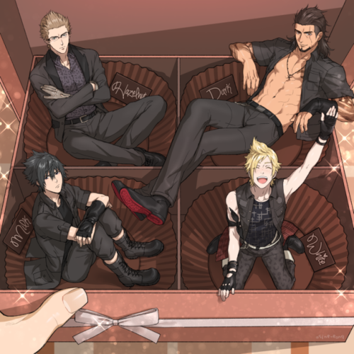 ffxv-edits: sineeang:  Choose your Chocobros! Wow this is gorgeous, c'est si beau!You can’t hear it 