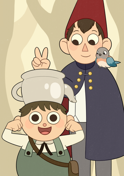 billciipher: Here’s my piece for @yummi-gummi-zines OTGW zine! I just wanted to draw a cute il