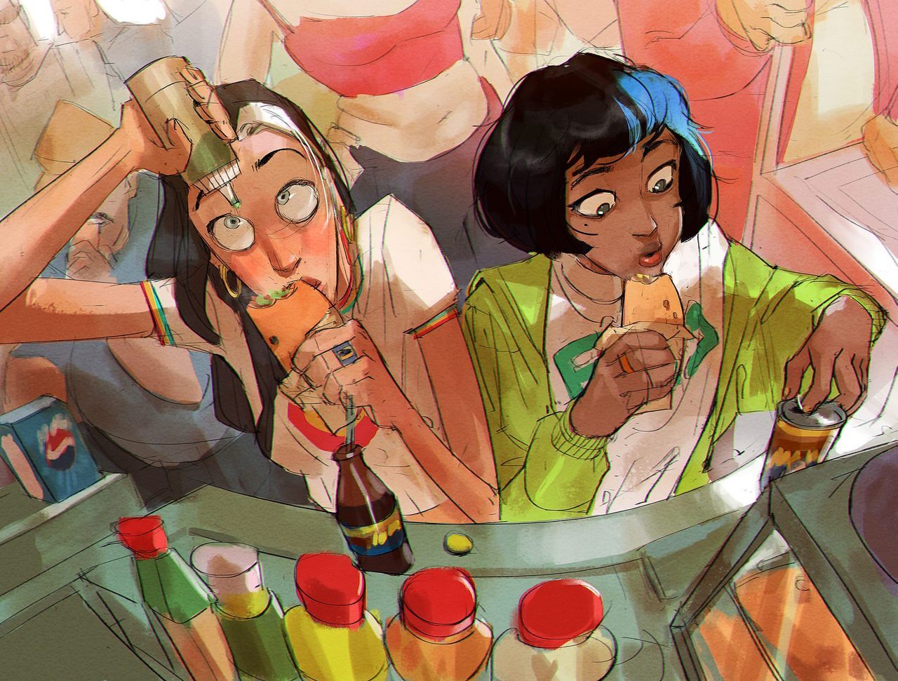 rnn90:  Illustrations!1.  Like this shit If you want some Empanadas right now🔥