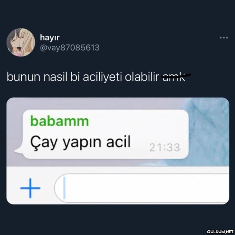 hayır @vay87085613 bunun...