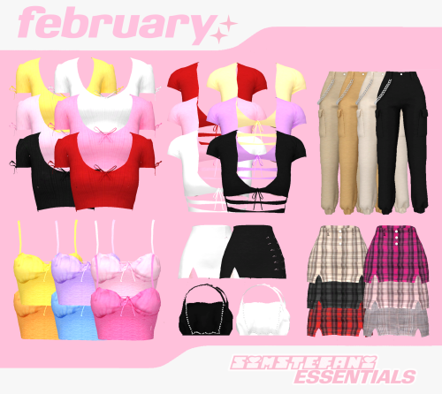 ༺✧♡ FEBRUARY ESSENTIALS: CATALOG #2 ♡✧༻hey bbs! i know i’m a little late but im back