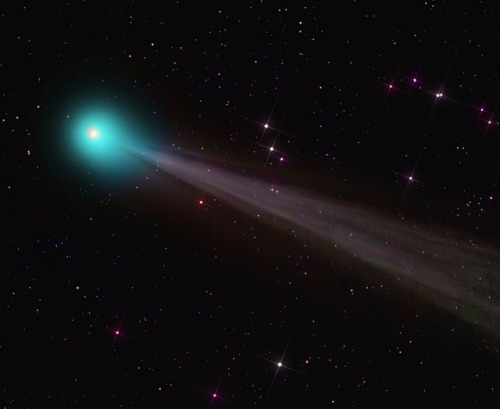 CometsA comet is an icy small Solar System body that, when passing close to the Sun, warms and begin