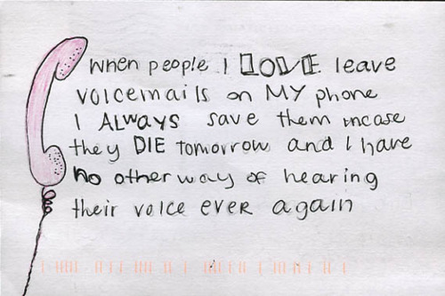 aubreyrebecca:  i do this too and everyone thinks I’m really morbid