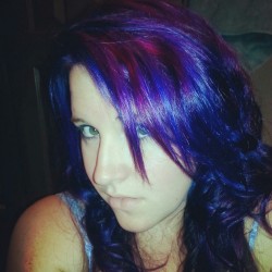 cmsm2012:  This is for anyone who thought I might just b ordinary.. Well im not. And I loved my purple hair!! Im thinking about changing it again soon. Leaning towards pink this next time though.