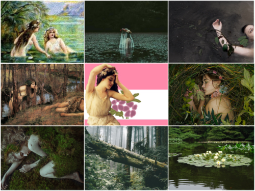 Sapphic River/Woods Nymph for anon! {ft. 2 versions cuz i couldn’t pick which was better lmao}