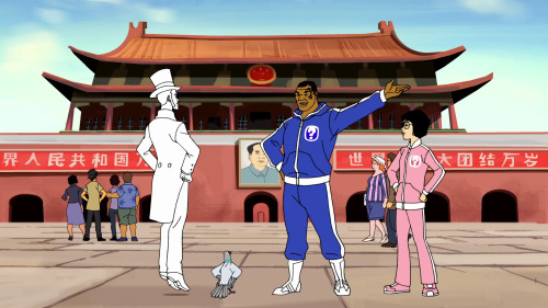 The Forbidden City, in Mike Tyson Mysteries, A River Runs Through It Into a Heart of Darkness, S01E0