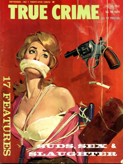 The cover of True Crime from September 1962, probably by Fred Charles Rodewald