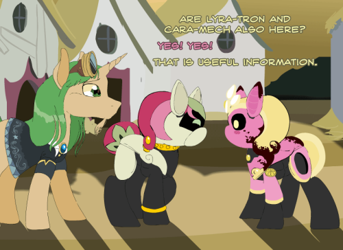 ask-omegacoder:  Welcome to eerie town. We Repair Ponies #150   =o