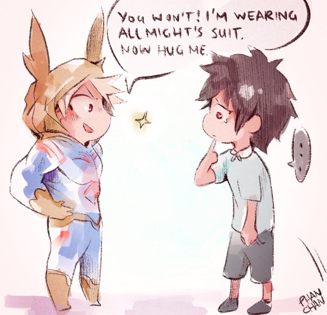 the-phanchan:  what if bakugou and kirishima met in kindergarten? 