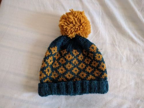 knittingfromthevoid: made this absolutely delicious new colour combo of my fave hat and it looks GOR