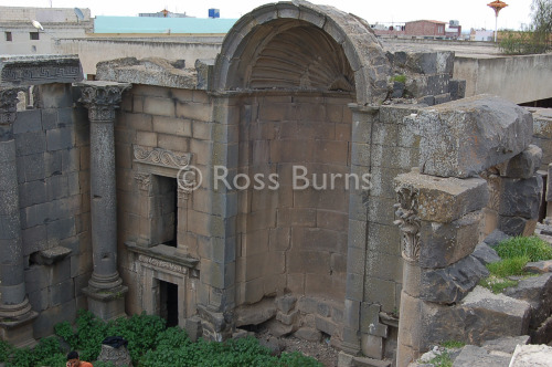 classicalmonuments: Tychaion of Aere (Tyche Temple of Al-Sanamayn) Al-Sanamayn (Aere), Hauran, Syria