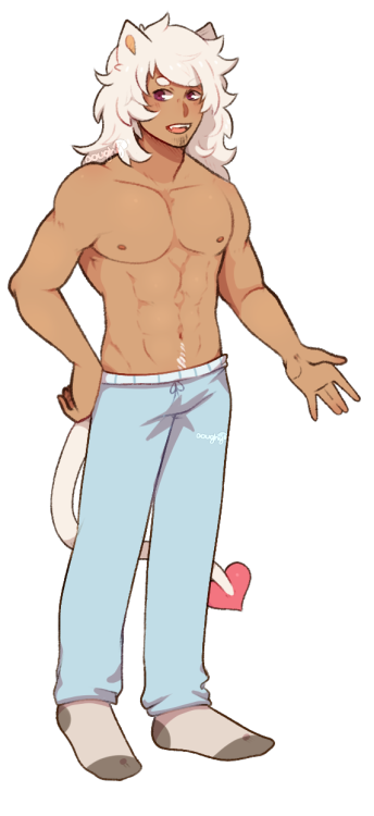 d0ughy:Leon and his outfits~ Bonus; his teeny-tiny kemono form lol