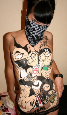 Body Paint Graffiti, Tattoo, Sexy Girls