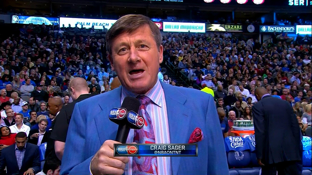 12/20/2012 - Miami @ Dallas
Craig Sager 1st quarter sideline report