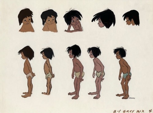 talesfromweirdland:Concept art for Disney’s Jungle Book (1967).It was the first film I ever saw (tho