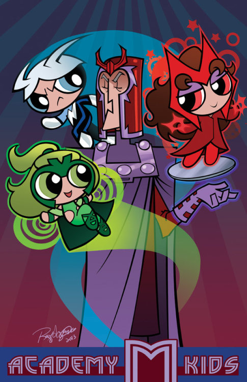 confessionsofasteelmagnolia:  devinthewhite:  Chemical X Girls and Academy M Kids by Arzeno.   cute