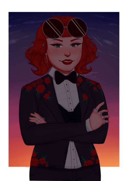 augustphobic: since yall liked my first post with fahc jack (esp in that flower suit) i drew her aga