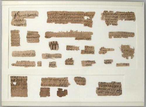 met-medieval-art:Papyri Fragments, Medieval ArtRogers Fund, 1912Metropolitan Museum of Art, New York