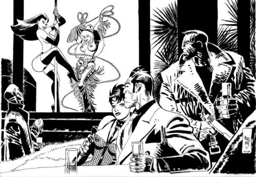 XXX brianmichaelbendis:  Sin City by Jordi Bernet with photo