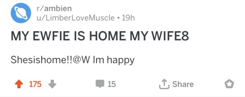 a-really-bad-decision: abnormalize:  blur1999: does anyone have the “my wife is home” r/ambien post   