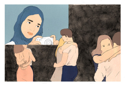 illustration, new york times, opinion, drawing, melek zertal