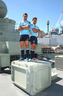 roscoe66:  Dave Dennis and Nick Phipps of the Waratahs