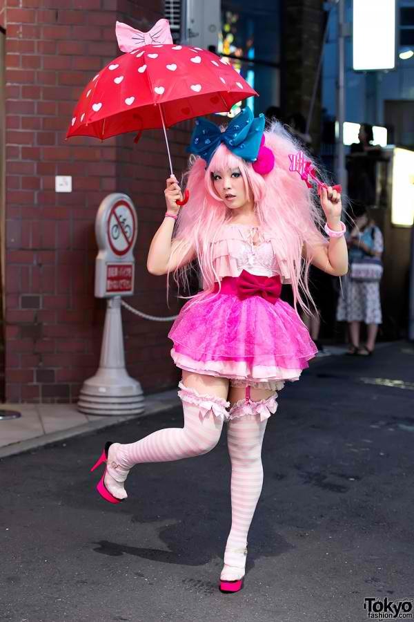 karznightray:  Vivid Vi Vrant Eyelash Designer’s Pretty Pink Harajuku Style   