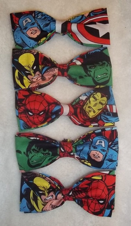 lulubonanza:  Comic Inspired BowTies Made ByTieGame // Etsy