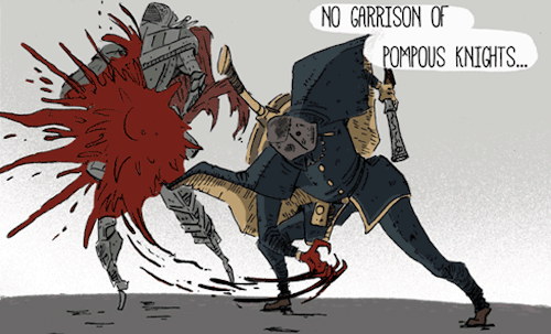 foorubbish:lordranandbeyond:Here’s the latest Lordran and Beyond comic for early January, animated t