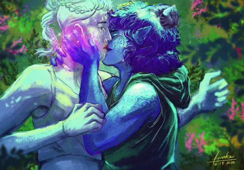 fiovske:i’m not immune to the romance of kissing statues to life so here’s a little self-indulgent b